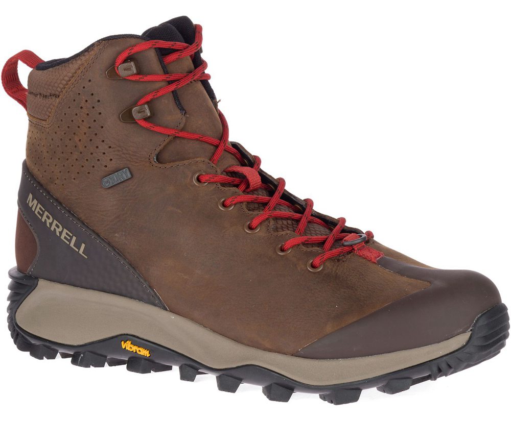 Botas Homem - Merrell Thermo Glacier Mid Waterproof - Marrom - YUN538940